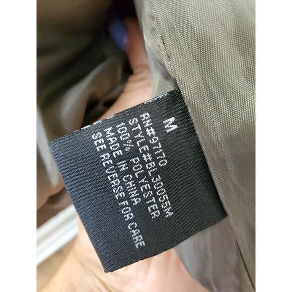 Liberty Collection Women's Green 100% Polyester Long Sleeve Adjustable Jacket M - Picture 11 of 12